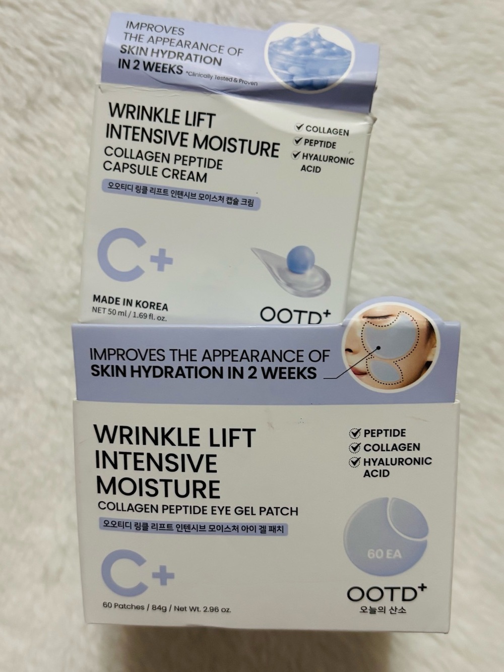 C+ Wrinkle Lift Intensive Moisture Eye Gel Patch – Light Blue